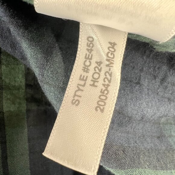 Crewcuts Boys Size 7 Outfit Set Plaid Button Down Shirt Khaki Chino Shorts - Picture 6 of 14